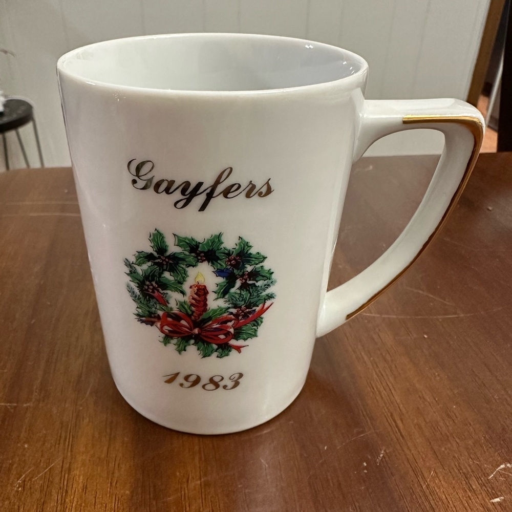 Vintage Gayfers, 1983 Christmas cup